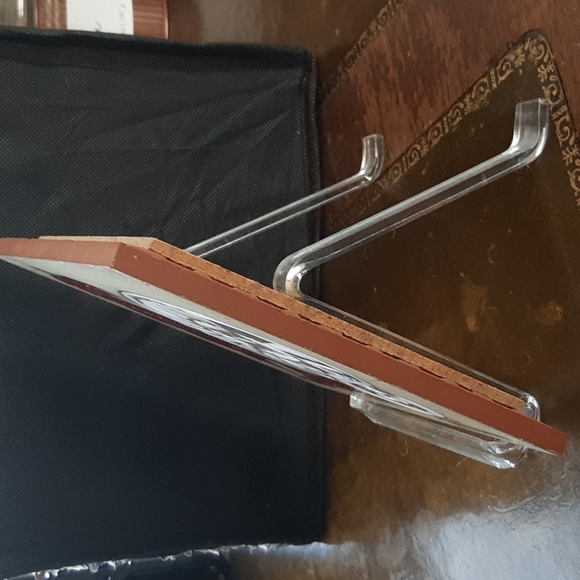 Teissedre Signed Red Clay Ceramic Tile - Picture 5 of 5